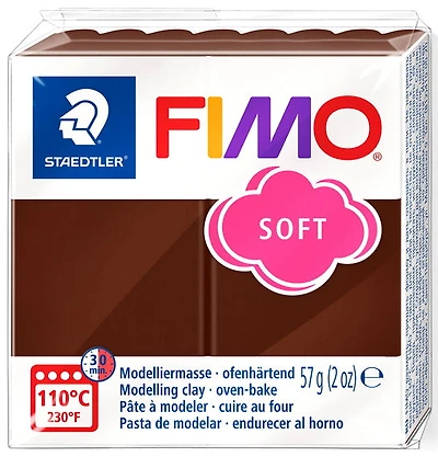 Pâte à modeler fimo soft chocolat