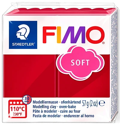 Polymer Clay Fimo Soft Red Cherry