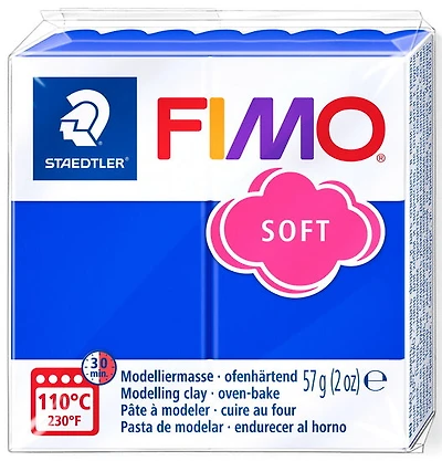 Polymer Clay Fimo Soft Blue Brilliant