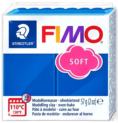 Polymer Clay Fimo Soft Blue Pacific