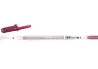 Stylo gel gelly roll 0.4mm métallique bourgogne
