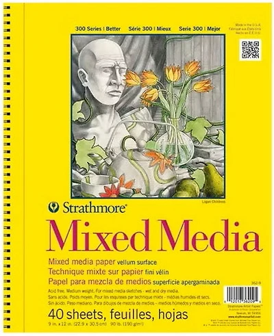 Bloc techniques mixtes - s300 - 9x12po (40f)