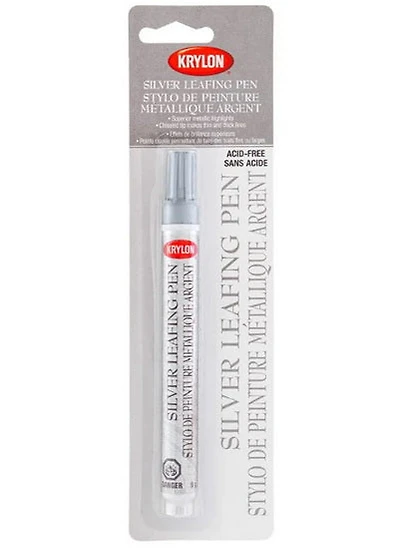 Stylo peinture métallique argent