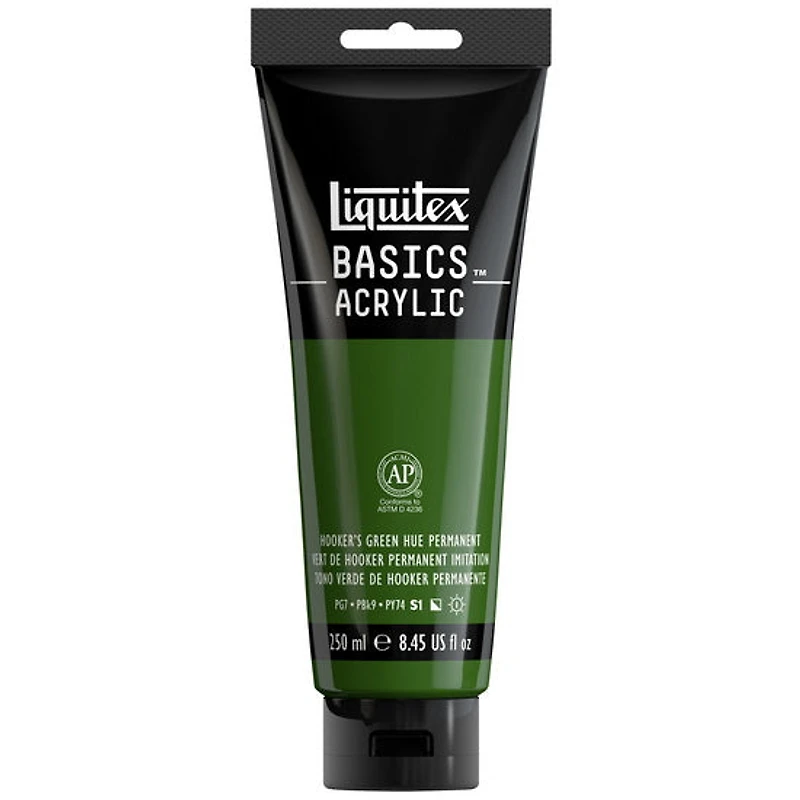Acrylique basics - 8oz - vert de hooker permanent imitation