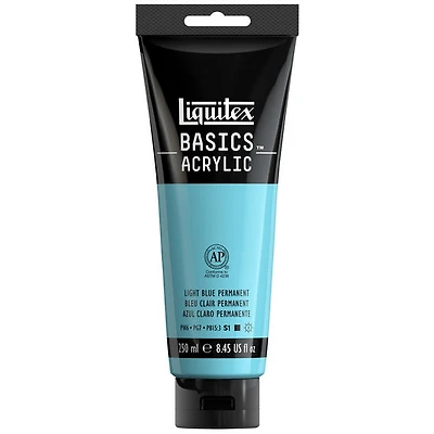 Acrylique basics - 8oz - bleu clair permanent