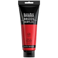 Basics acrylic - 8oz - primary red