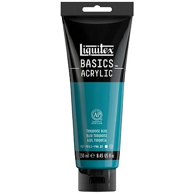 Acrylique basics - 8oz - bleu turquoise
