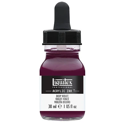 Encre acrylique violet foncé - 30ml