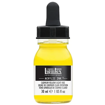 Encre acrylique jaune de cadmium clair imitati - 30ml