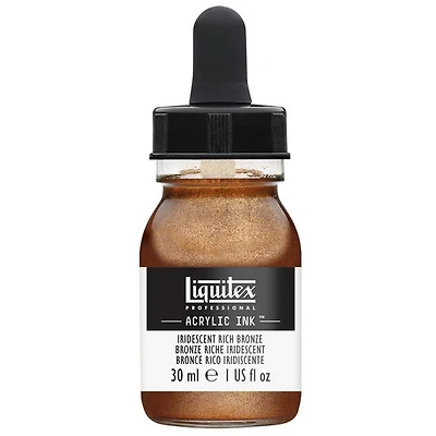 Encre acrylique bronze riche iridescent - 30ml