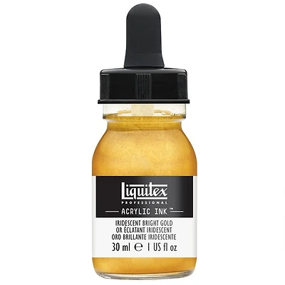 Encre acrylique or éclatant iridescent - 30ml