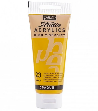 Acrylic hv - studio - 100ml - medium cadmium yellow