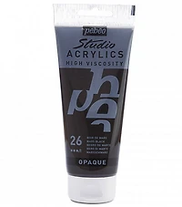 Acrylique hv - studio - 100ml - noir de mars