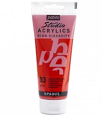 Acrylique hv - studio - 100ml - ton rouge de cadmium