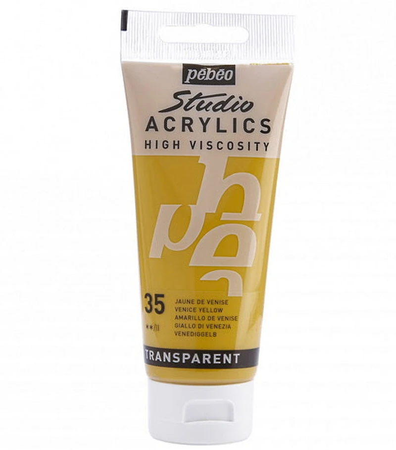 Acrylic hv - studio - 100ml - venice yellow