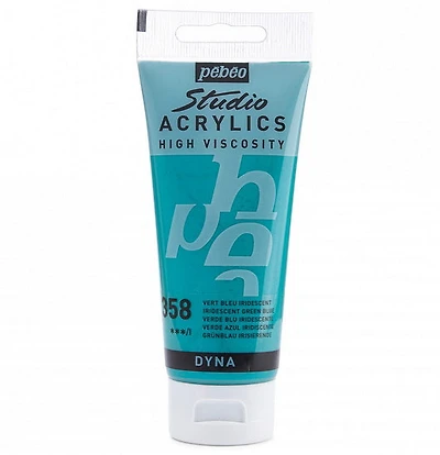 Acrylic hv - studio - 100ml - iridescent blue green