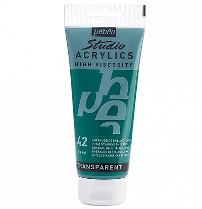 Acrylique hv - studio - 100ml - vert emeraude phtalo