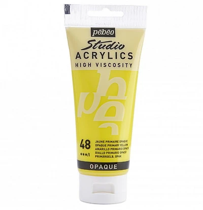 Acrylique hv - studio - 100ml - jaune primaire