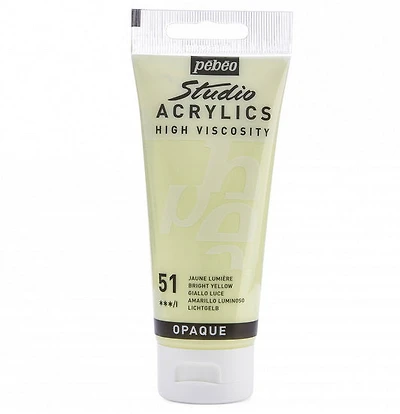 Acrylic hv - studio - 100ml - bright yellow