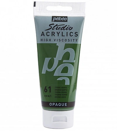 Acrylic hv - studio - 100ml - earth green