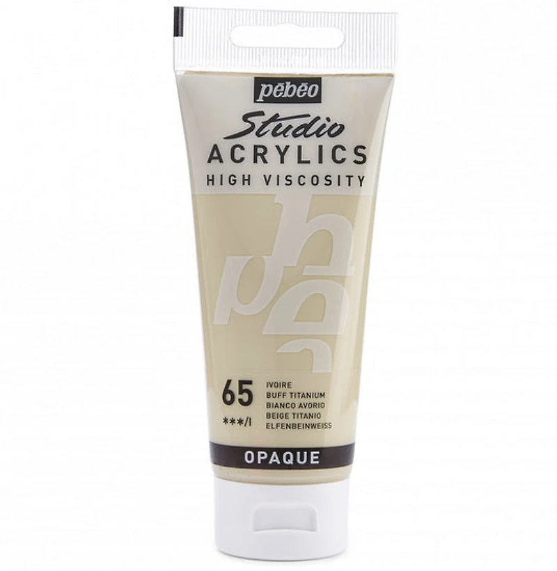 Acrylic hv - studio - 100ml - buff titanium