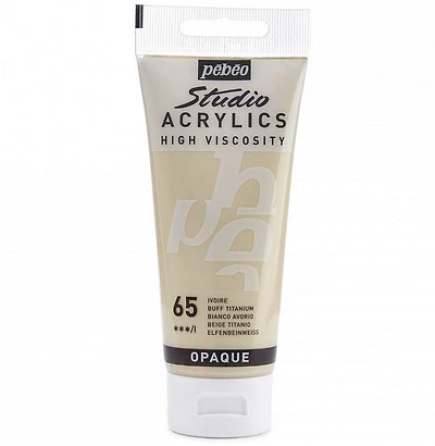 Acrylic hv - studio - 100ml - buff titanium