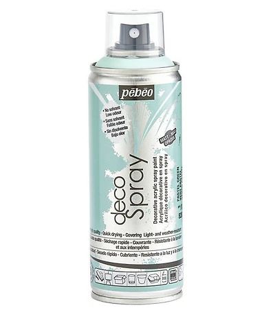 Acrylique aérosol - décospray - 200ml - vert pastel mat