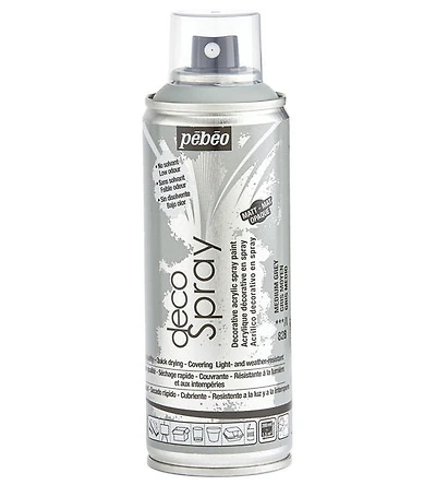 Acrylic spray - décospray - 200ml - matte medium grey