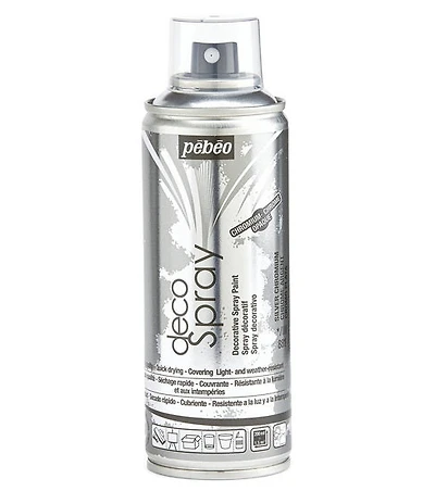 Acrylic spray - décospray - 200ml - chrome silver