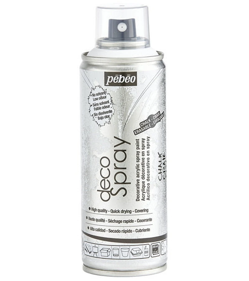 Acrylic spray - décospray - 200ml - chalk effect