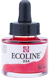 Encre aquarelle ecoline écarlate - 30ml
