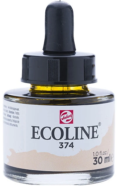 Encre aquarelle ecoline rose beige - 30ml