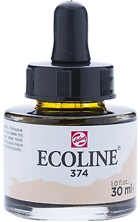 Encre aquarelle ecoline rose beige - 30ml