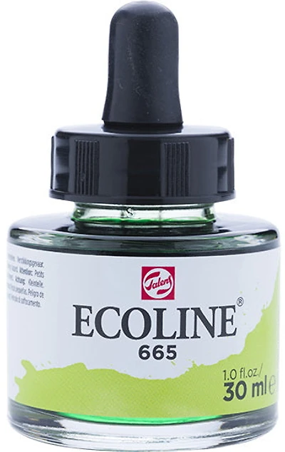 Encre aquarelle ecoline vert printemps - 30ml