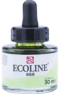 Encre aquarelle ecoline vert pastel - 30ml