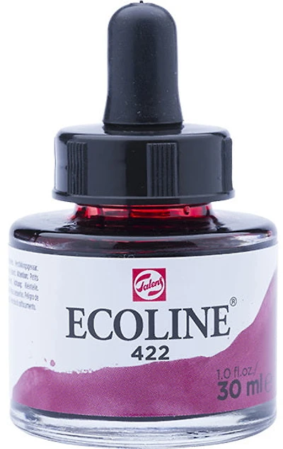 Ecoline Watersoluble Ink  Reddish Brown-30ML