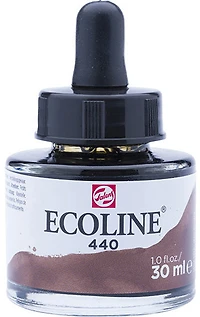 Encre aquarelle ecoline sépia foncé - 30ml