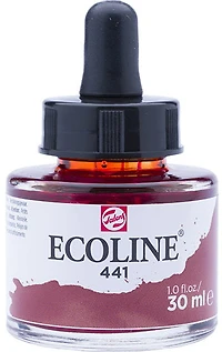 Encre aquarelle ecoline acajou - 30ml