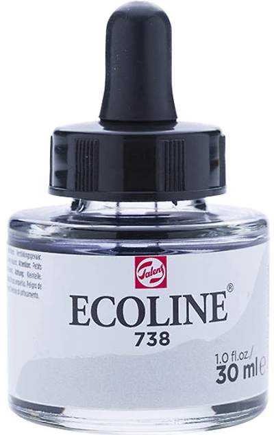 Encre aquarelle ecoline gris froid clair - 30ml