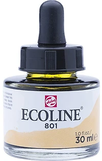 Ecoline Watersoluble Ink  Gold-30ML