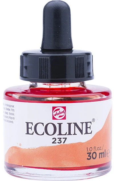 Encre aquarelle ecoline orange foncé - 30ml