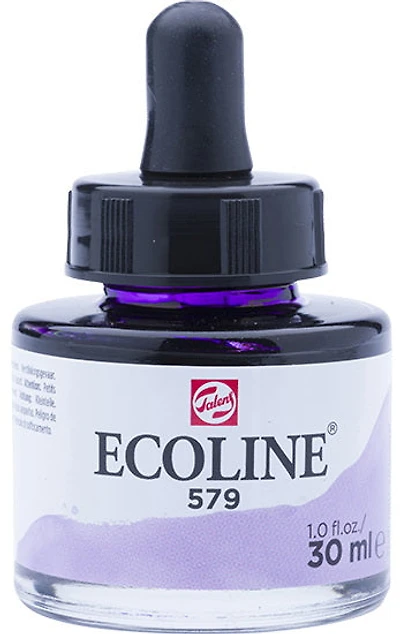 Encre aquarelle ecoline violet pastel - 30ml