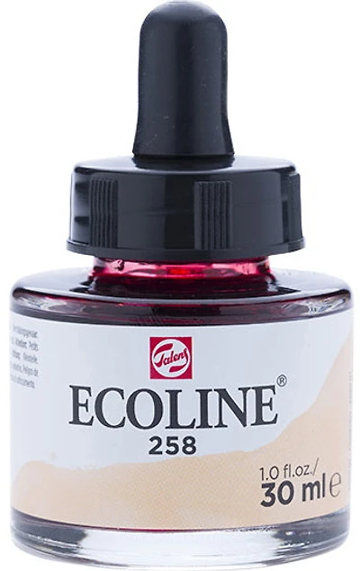 Encre aquarelle ecoline abricot - 30ml