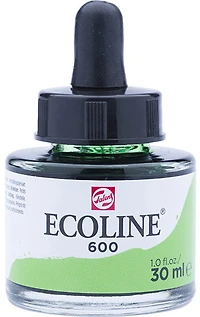 Encre aquarelle ecoline vert - 30ml