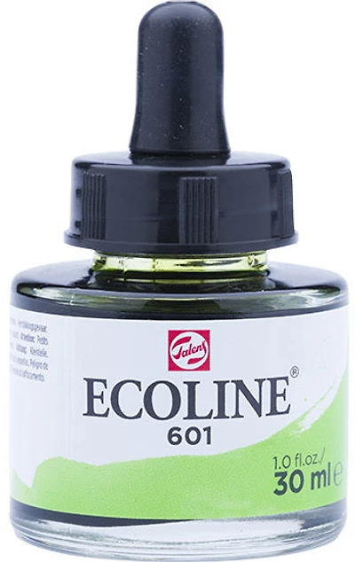 Encre aquarelle ecoline vert clair - 30ml