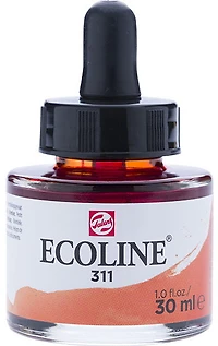 Ecoline Watersoluble Ink  Vermilion-30ML