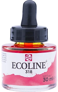 Encre aquarelle ecoline carmin - 30ml