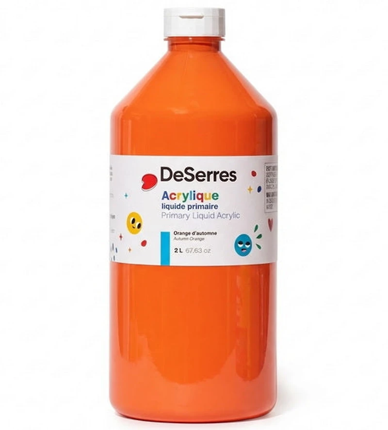 Primary Liquid Acrylic Autumn Orange- 2l