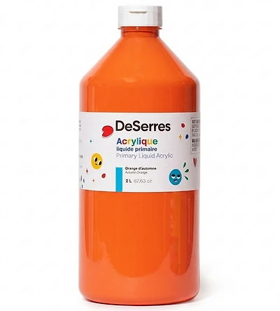 Primary Liquid Acrylic Autumn Orange- 2l