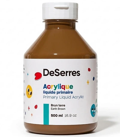 Acrylique liquide primaire brun terre